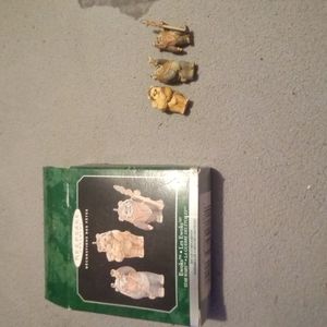 1998 Star Wars Ewoks 1" Miniature Hallmark Ornaments Set of 3,